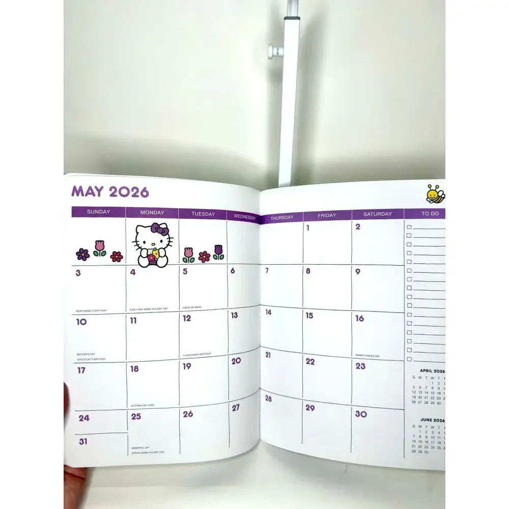 Hello Kitty 2026 Monthly Planner